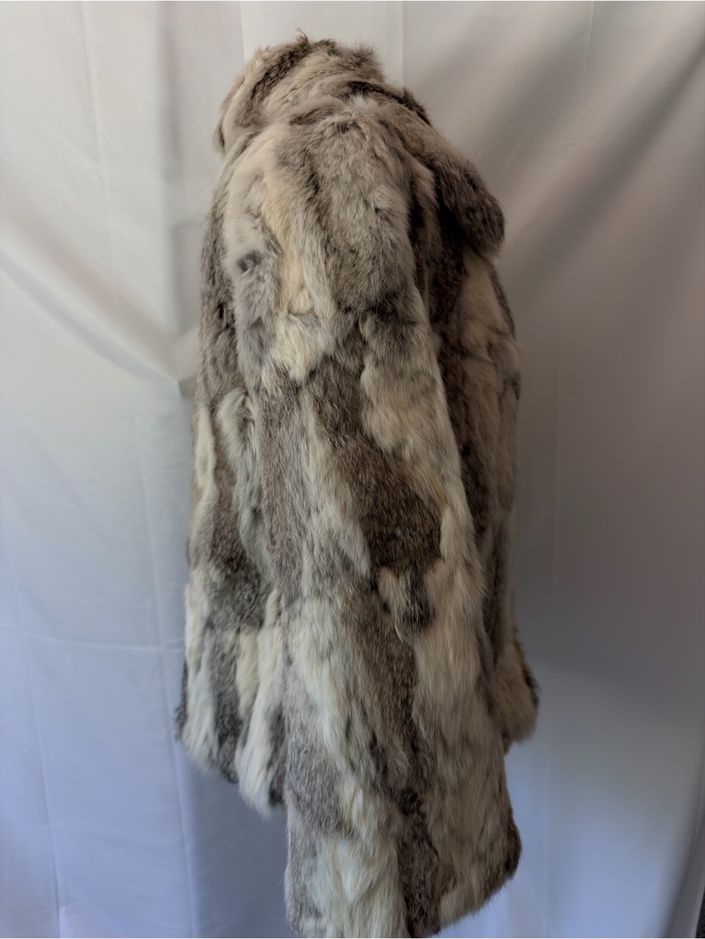 Vintage Genuine Rabbit Fur Coat-Dino Ricco - Picture 3 of 16